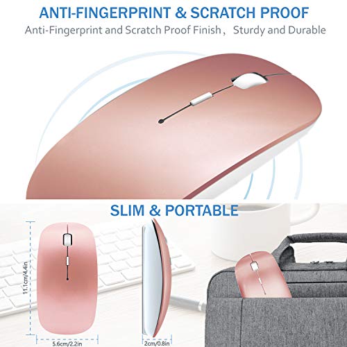 Bluetooth Wireless Charger Computer Mouse for iPhone iPad MacBook Air Mac Pro Laptop Ipad Pad PC